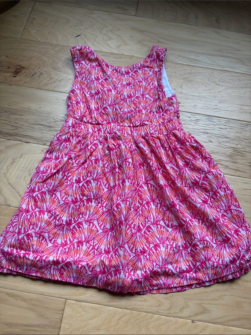 Vineyard Vines Pink Shell-Print Sleeveless Dress